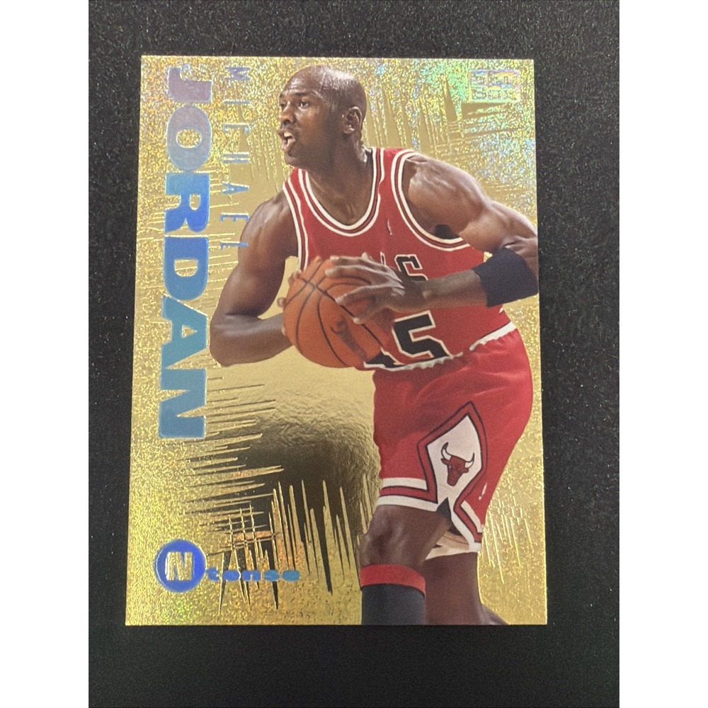 MICHAEL JORDAN 1994-95 EMOTION N-TENSE INSERT #3 SP BULLS! 🐐 🔥🔥🔥GB